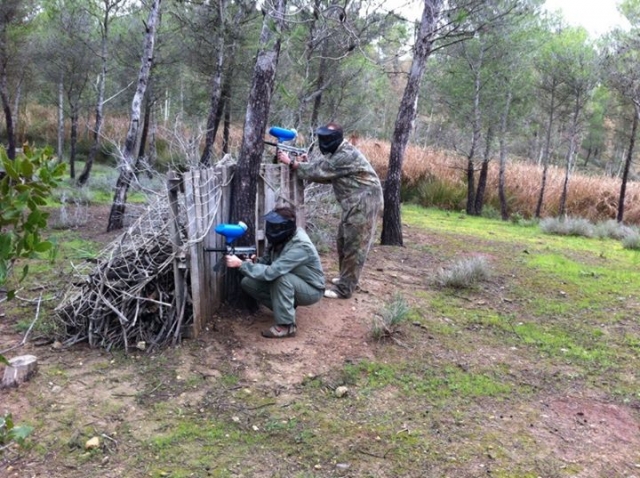  Hidden in a paintball field
